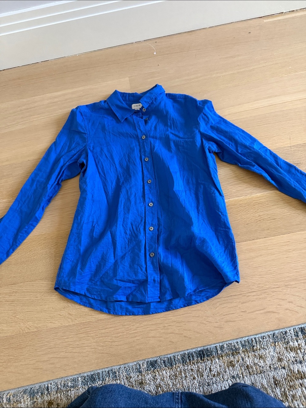 J. Crew Royal Blue Button-Down Shirt